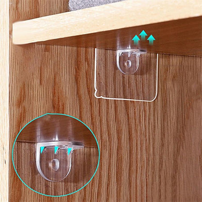 Set 10 suporturi adezive pentru fixare
