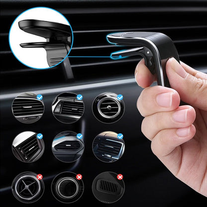 Suport auto telefon magnetic pentru grilă