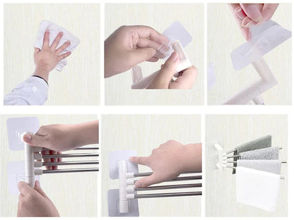 Törölköző rendszerező 5 karral