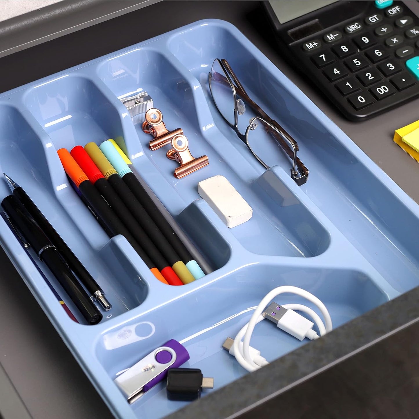 Organizator de tacâmuri cu 5 compartimente