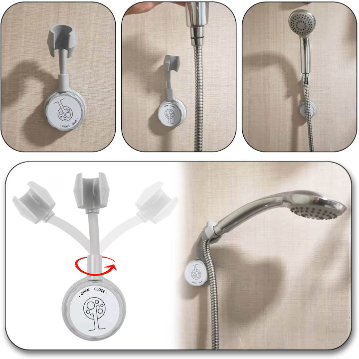 Suport cu ventuză pentru capul de duș