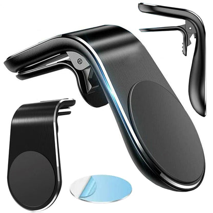 Suport auto telefon magnetic pentru grilă