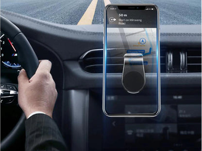 Suport auto telefon magnetic pentru grilă