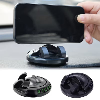 Suport auto 2-în-1 cu afișare număr de telefon
