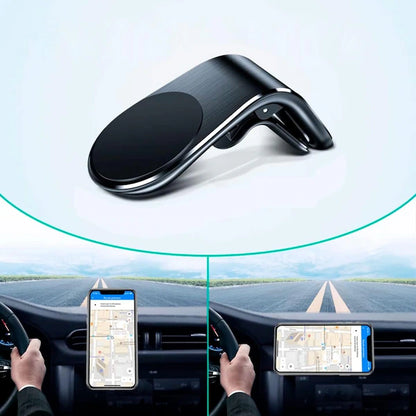 Suport auto telefon magnetic pentru grilă
