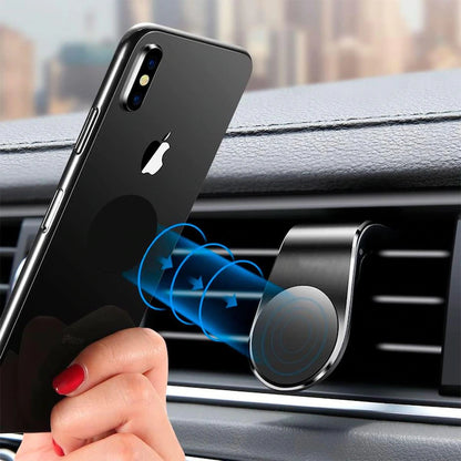 Suport auto telefon magnetic pentru grilă