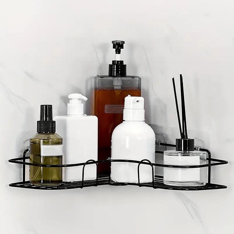 Raft metalic pe colț pentru loțiuni duș