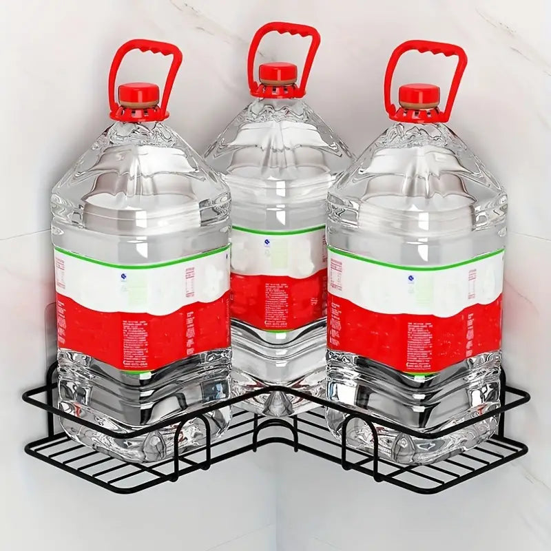 Raft metalic pe colț pentru loțiuni duș