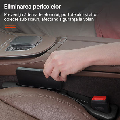 Suport pentru scaune auto cu depozitare, universal