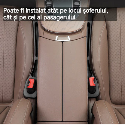 Suport pentru scaune auto cu depozitare, universal