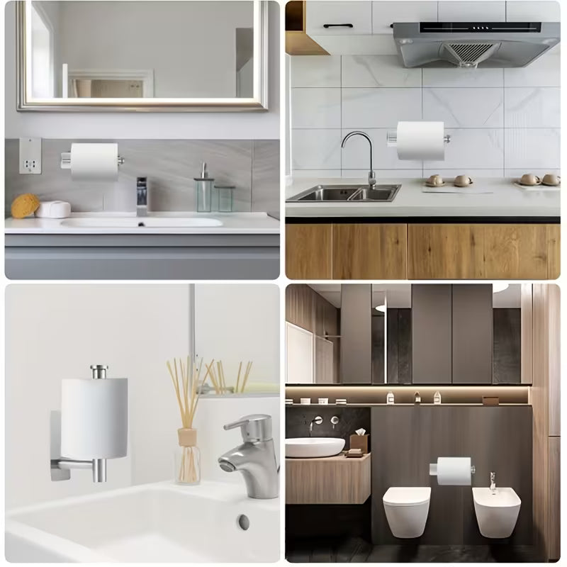 Suport adeziv pentru hârtie din inox