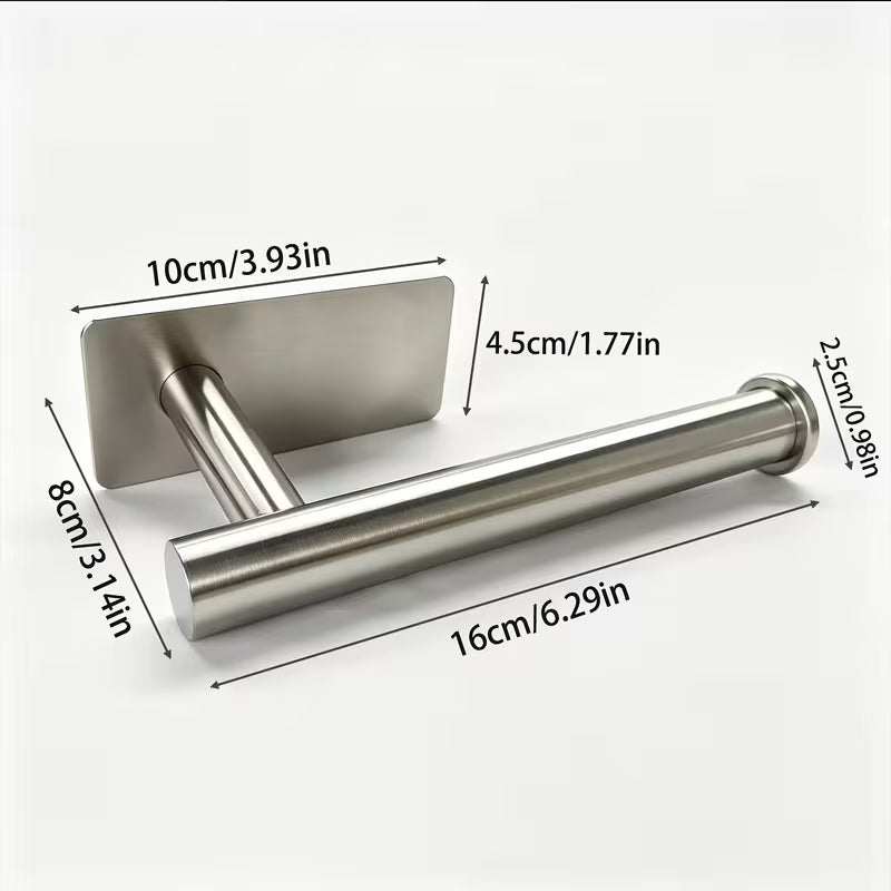 Suport adeziv pentru hârtie din inox