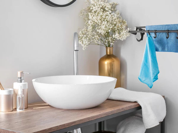 Suport pentru prosoape de baie cu 4 cârlige