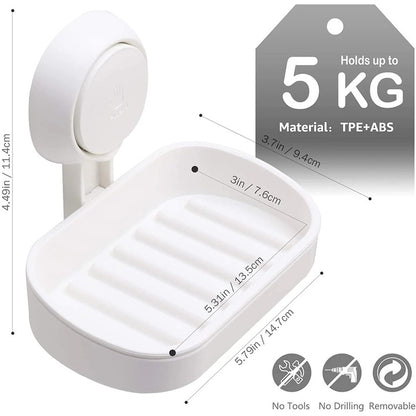 Suport săpun cu prindere prin ventuză