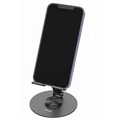 Suport telefon din metal, pliabil la 360°