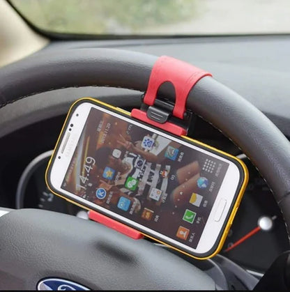 Suport pentru telefon cu prindere pe volan