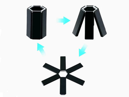 Set 2 suporturi pliabile pentru oale și tigăi, 19 cm