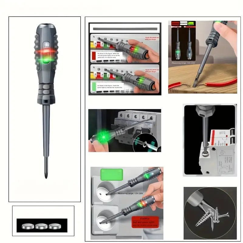 Stilou detector de tensiune cu LED