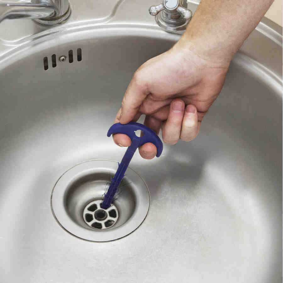 Tijă de curățare a tuburilor de scurgere, 57 cm