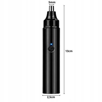 Trimer electric pentru nas și urechi, reîncărcabil prin USB