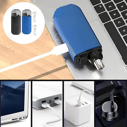 Aparat de tuns reîncărcabil USB pentru nas și urechi