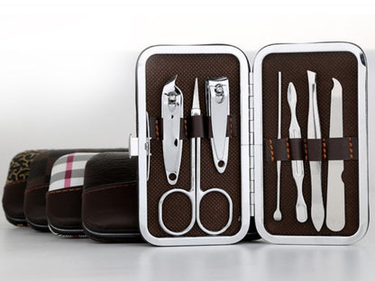 Set manichiură și pedichiură profesional, 7 piese