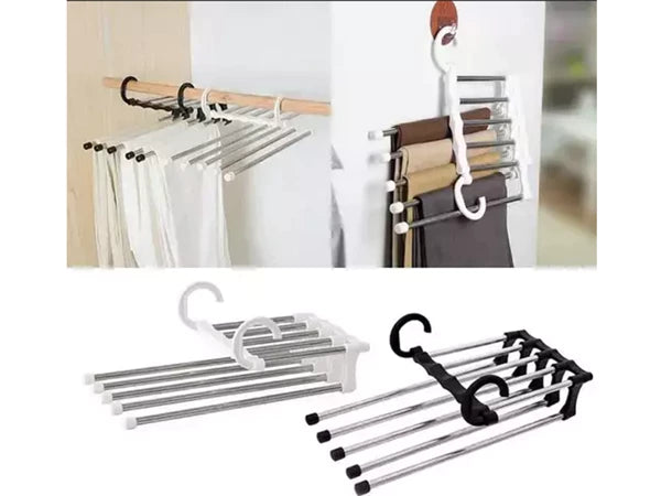 Umeras multifuncțional cu 5 brațe pentru pantaloni