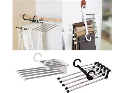 Umeras multifuncțional cu 5 brațe pentru pantaloni