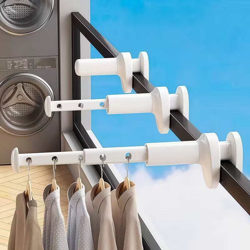 Uscător de rufe telescopic, tip cuier, 12,5-30 cm
