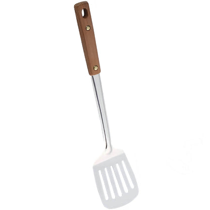 Paletă mare de gătit cu mâner din lemn