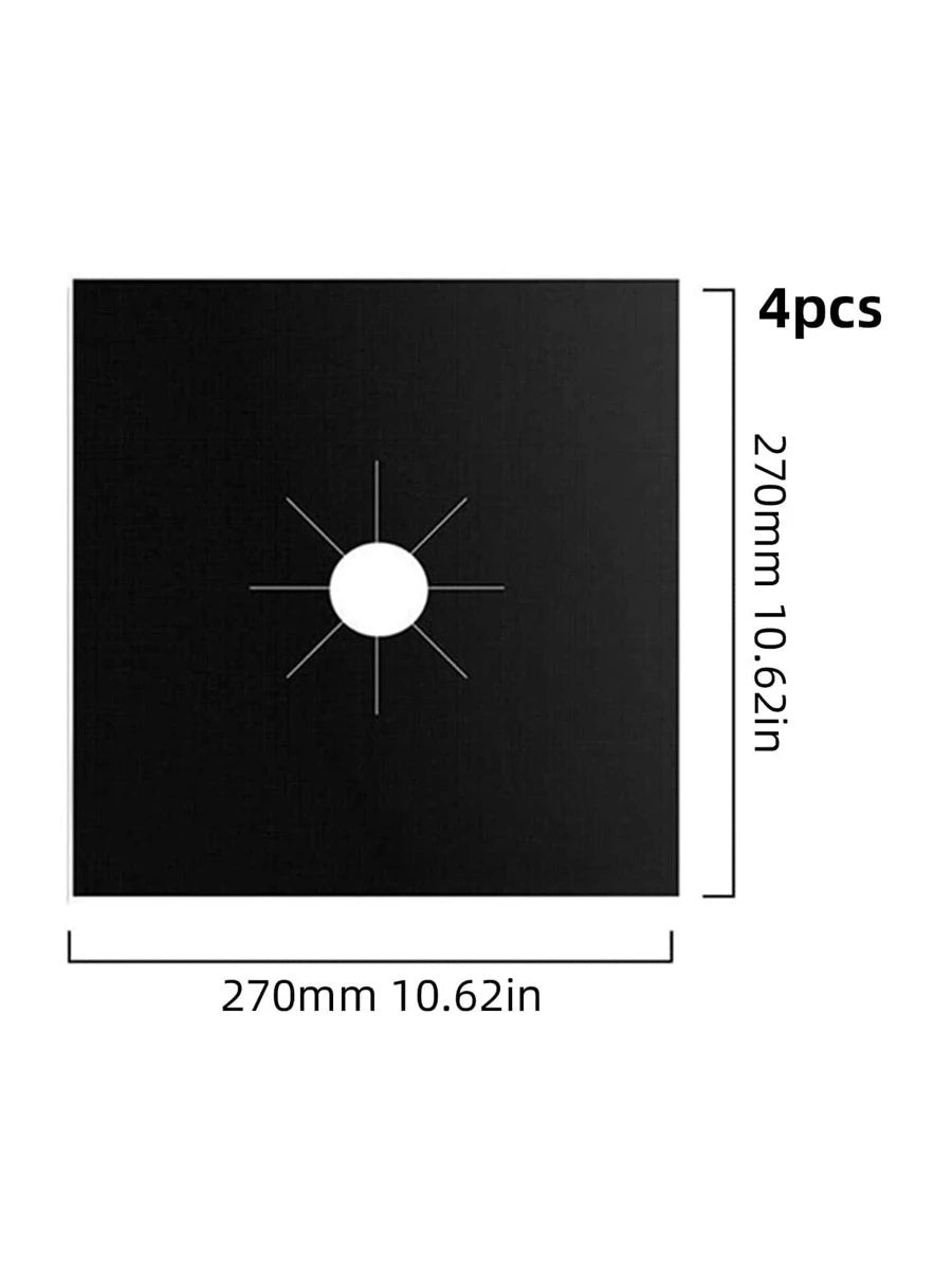 Set 4 folii de protecție pentru aragaz
